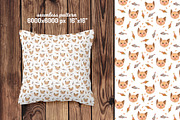 Cats Seamless patterns collection, a Pattern Graphic by Julia M. Watercolor (Thumbnail 4 of 12)