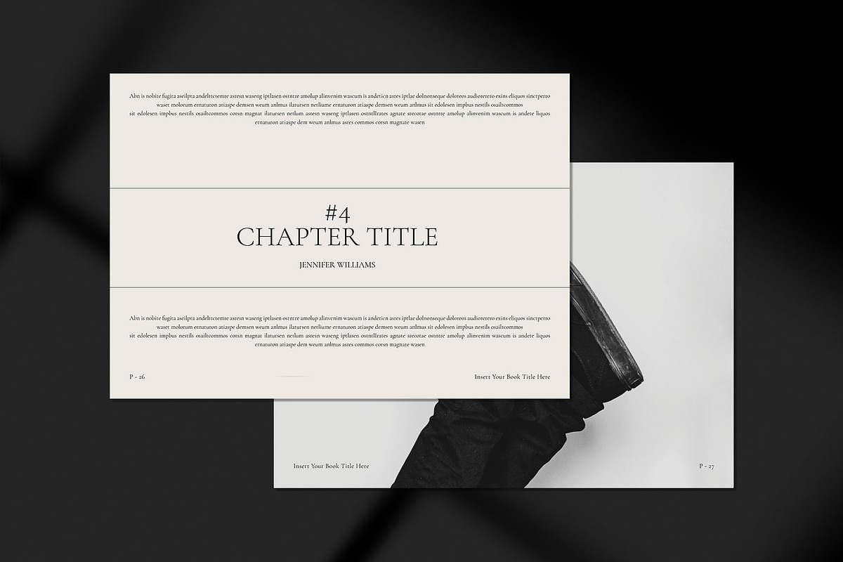 Book Title Layout Design Template, a Brochure Template by ElvinPrint (Photo 7 of 8)