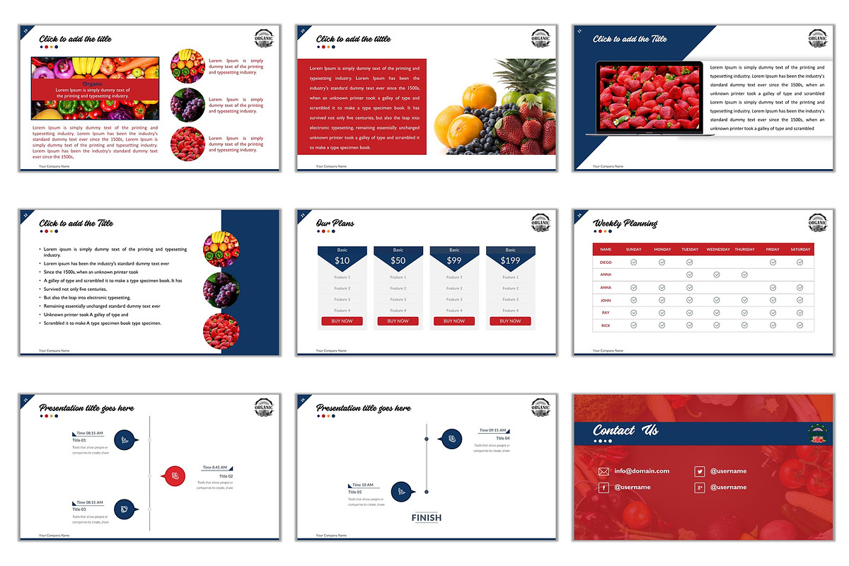 [PPTX] Food PowerPoint Presentation, a Presentation Template by litoondev (Photo 6 of 27)