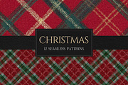 Christmas Plaid Seamless Patterns, a Pattern Graphic by Business Chic (Thumbnail 2 of 5)