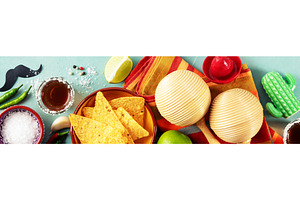 Cinco de Mayo Festive Setup with, a Food & Drink Photo by Natalia Klenova's Shop