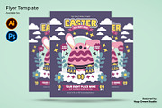 Playful Easter Egg Hunt Flyer, a Flyer Template by Huge Dream Studio (Thumbnail 1 of 5)