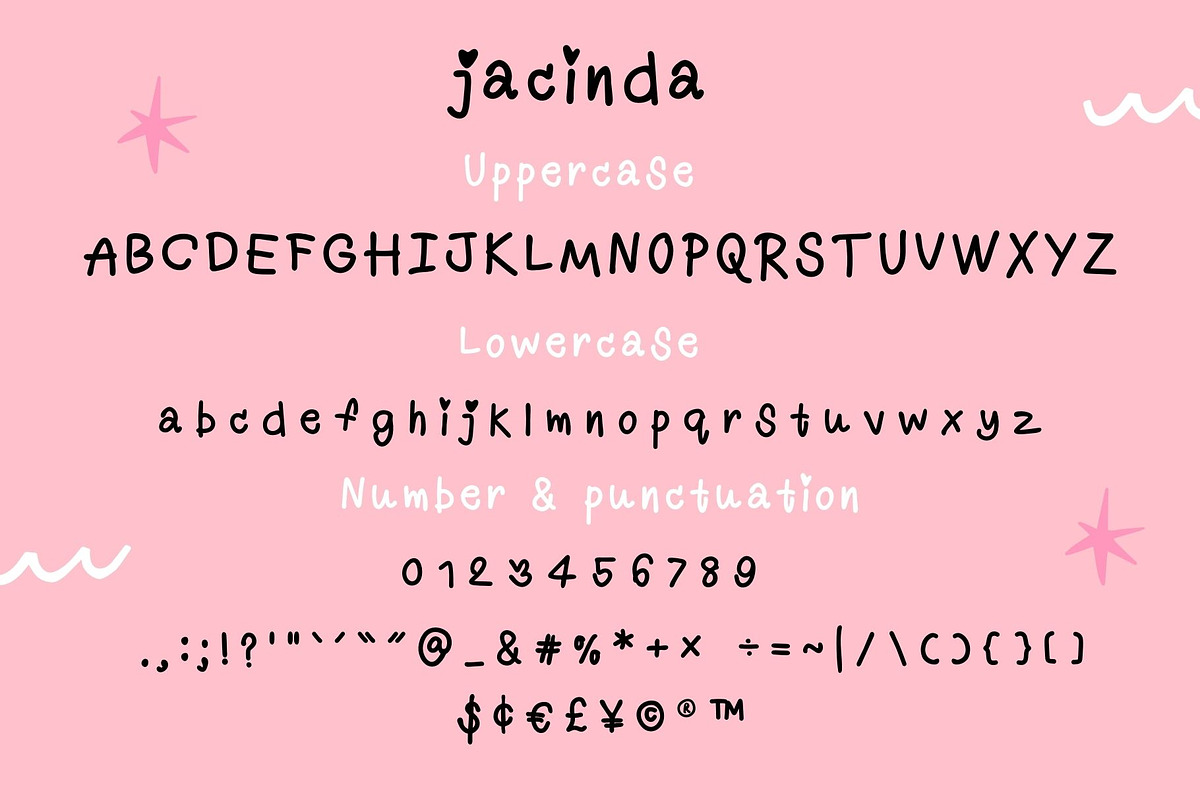 Jacinda - Cute Handwriting Font, a Handwritten Font by Kanink Studio (Photo 8 of 10)