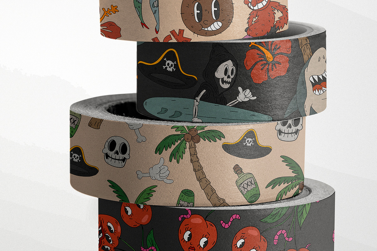 Halloween Сreepy Beach Collection, a Seasonal Illustration by Kokoshka (Photo 10 of 16)