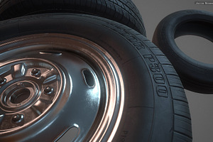 High Poly - Tires And Textures