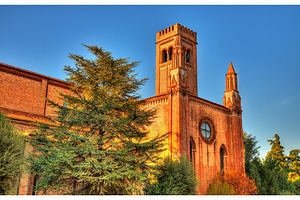 Chiesa di san francesco in mantua italy containing mantua, italy, and church, an Architecture Photo by Leonid Andronov