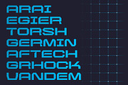 GR GEA – Tech Display Typeface, a Sans Serif Font by Garisman Std (Thumbnail 9 of 19)