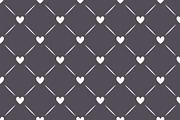 Hearts Seamless Patterns Set, a Pattern Graphic by Curly_Pat (Thumbnail 6 of 9)
