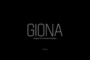Giona – Elegant Thin Condensed Font, a Sans Serif Font by Linecreative (Thumbnail 1 of 8)