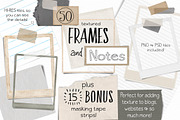 Textured Frames and Notes, an Object Graphic by patternpop studio (Thumbnail 1 of 5)