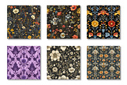 Seamless Gothic Spring Pattern, a Pattern Graphic by Canvas Craft (Thumbnail 3 of 4)