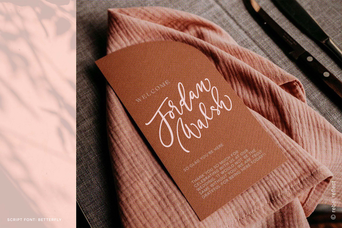 BetterFly - for Canva & Templett, a Script Font by Blessed Print (Photo 6 of 46)