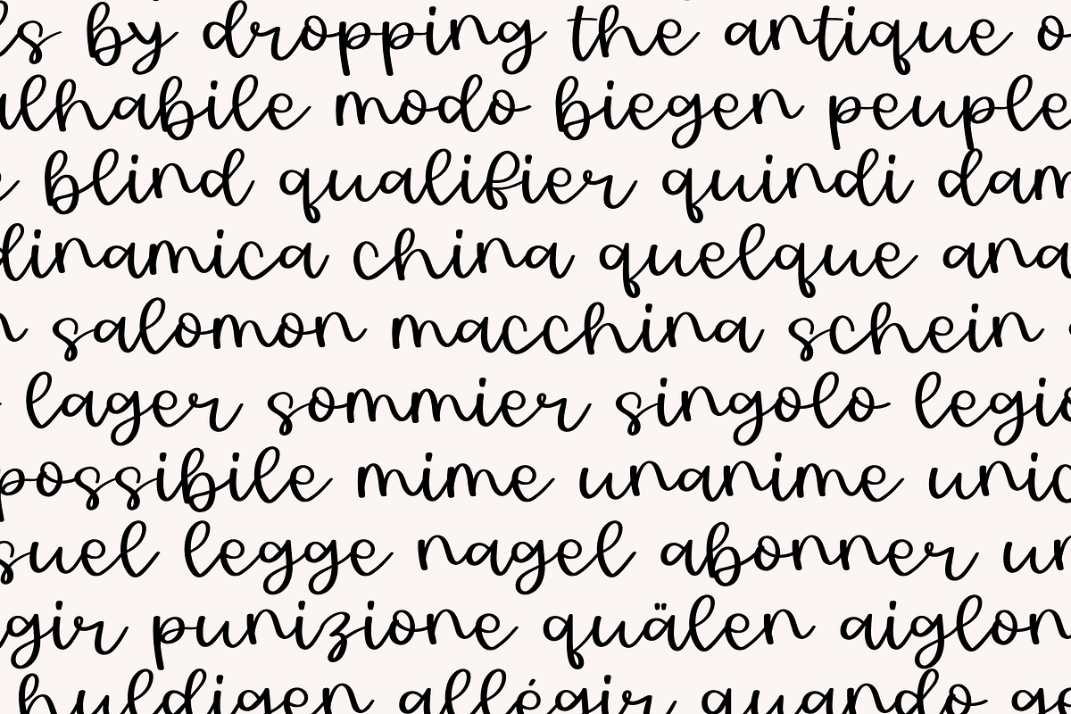 No Naps Required Party Font, a Script Font by Sofia Skoog (Photo 10 of 10)