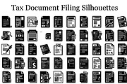 Tax Document Filing Silhouettes, a Graphic by hafijul (Thumbnail 1 of 11)