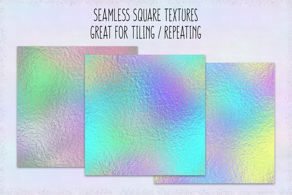 Iridescent Rainbow Foils, a Texture Graphic by Julie Campbell (Photo 2 of 5)