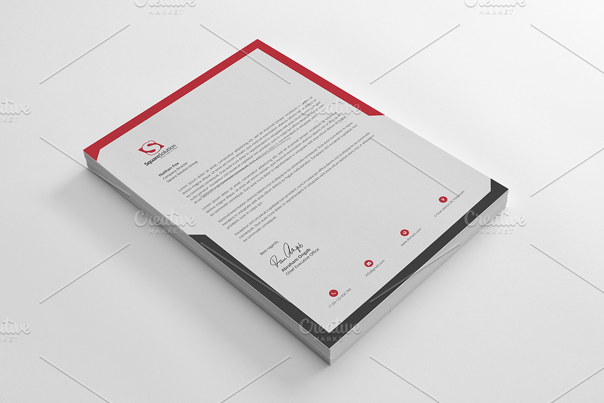 Letterhead, a Stationery Template by Cristal Pioneer (Photo 4 of 9)