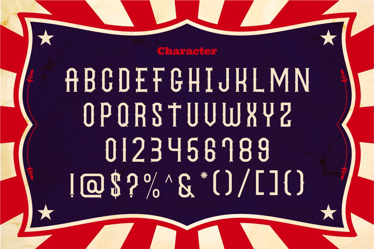 The Circus Show - Display Font preview 4