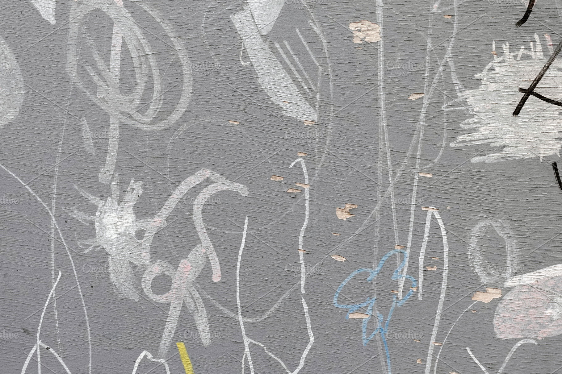 abstract messy scribbles with marker, an Abstract Photo by sirylok
