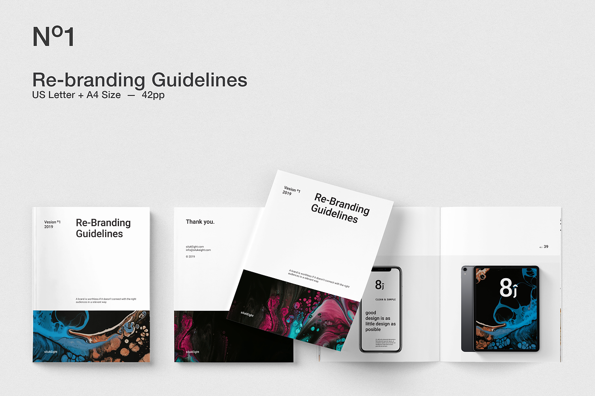 Re-Branding Guidelines, a Brochure Template by silukEight (Photo 17 of 20)