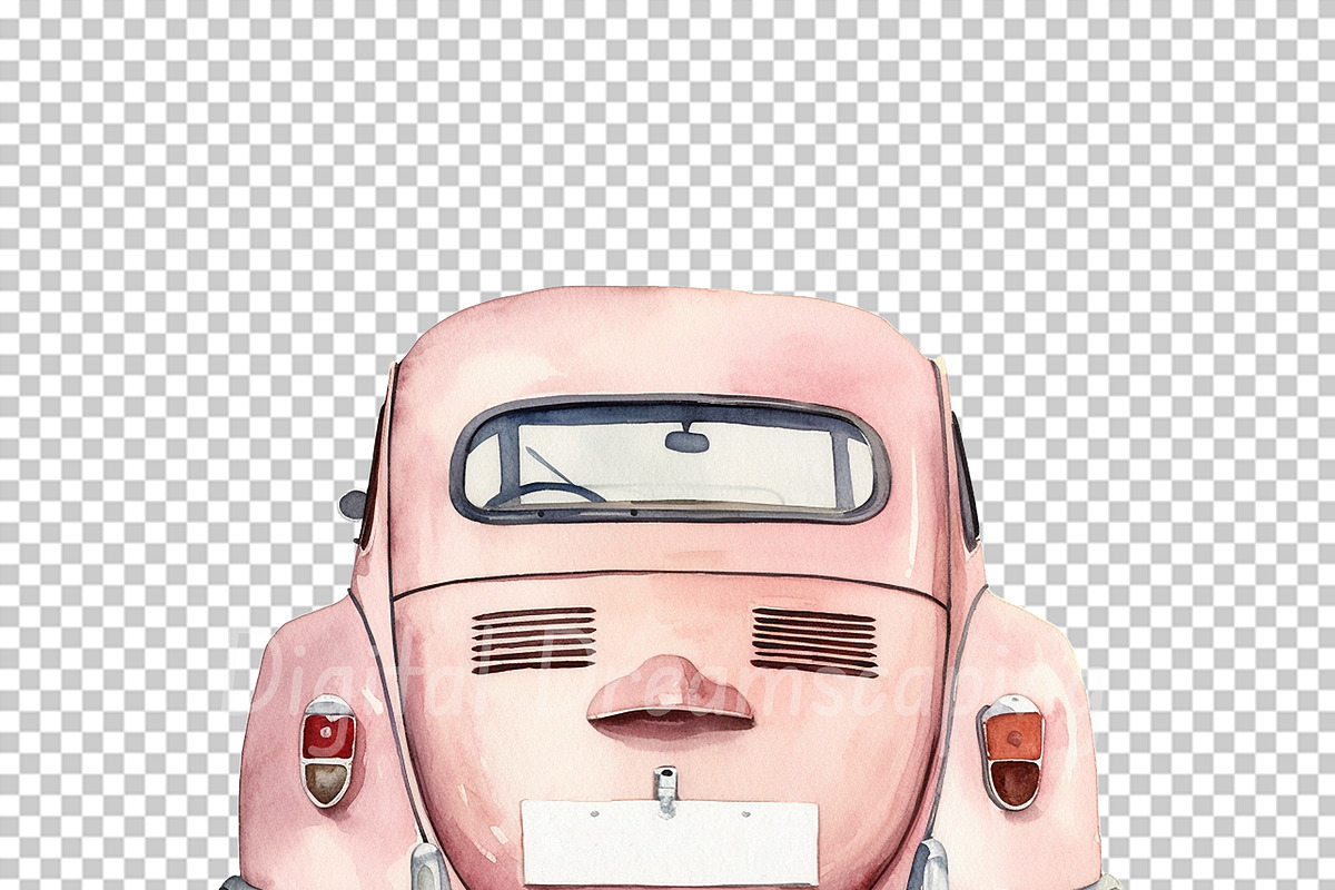 Wedding Car PNG Clipart Bundle, a Decorative Illustration by Digital Dreamscaping (Photo 7 of 10)