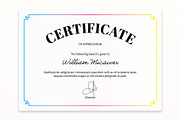 Certificate Set with Simple Frame, a Print Template by McLittle Stock (Thumbnail 4 of 5)