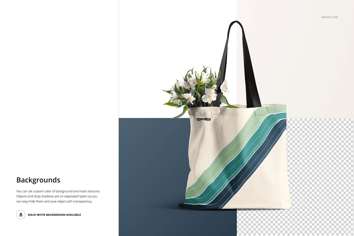 Tote Bag Mockup Set 2, a Packaging Mockup by Creatsy (Photo 6 of 8)