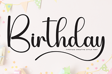 Birthday | Script Font