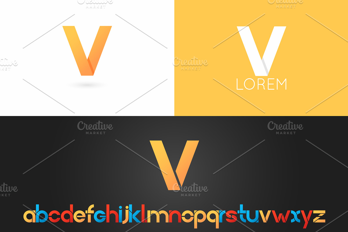 Letter V logo vector icon, a Branding & Logo Template by PushLogo (Photo 1 of 3)