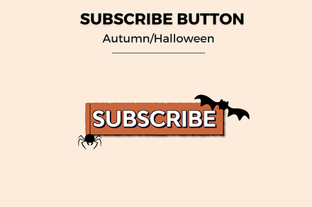 Youtube Autumn/Fall Subscribe Button