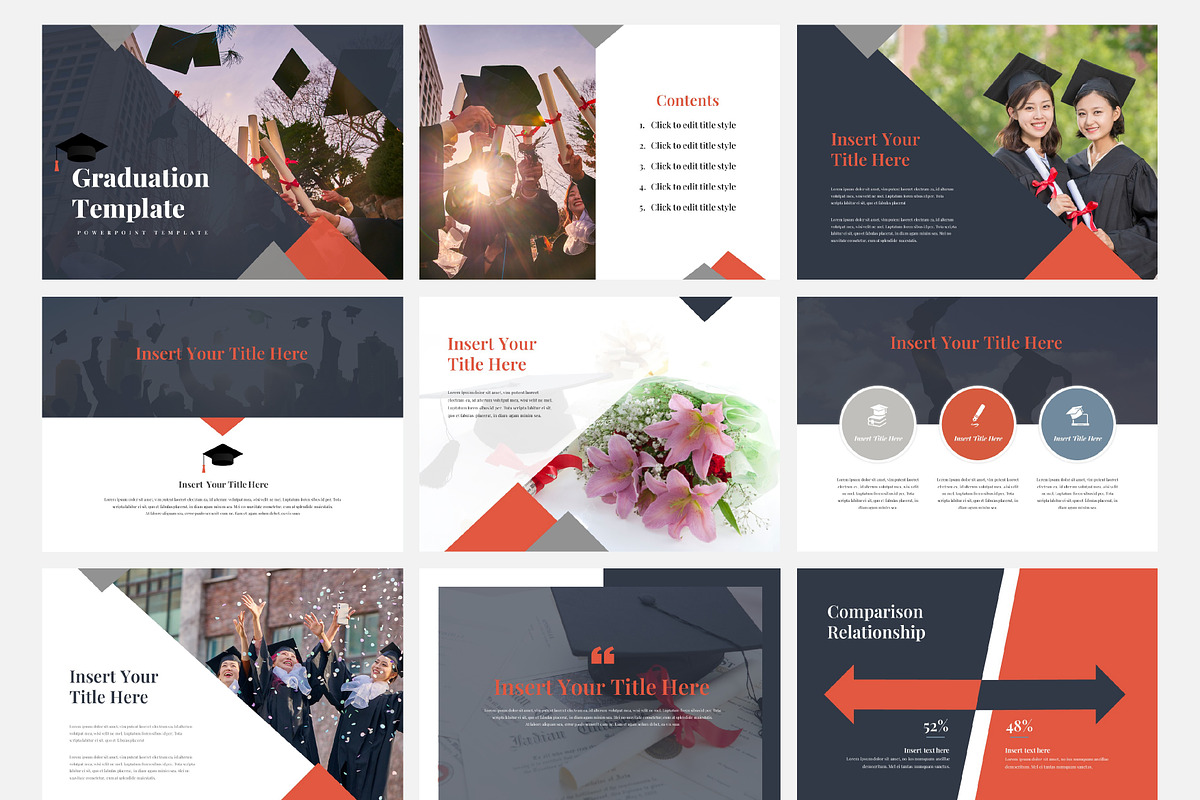 graduation ppt template, a Presentation Template by chungmudesign