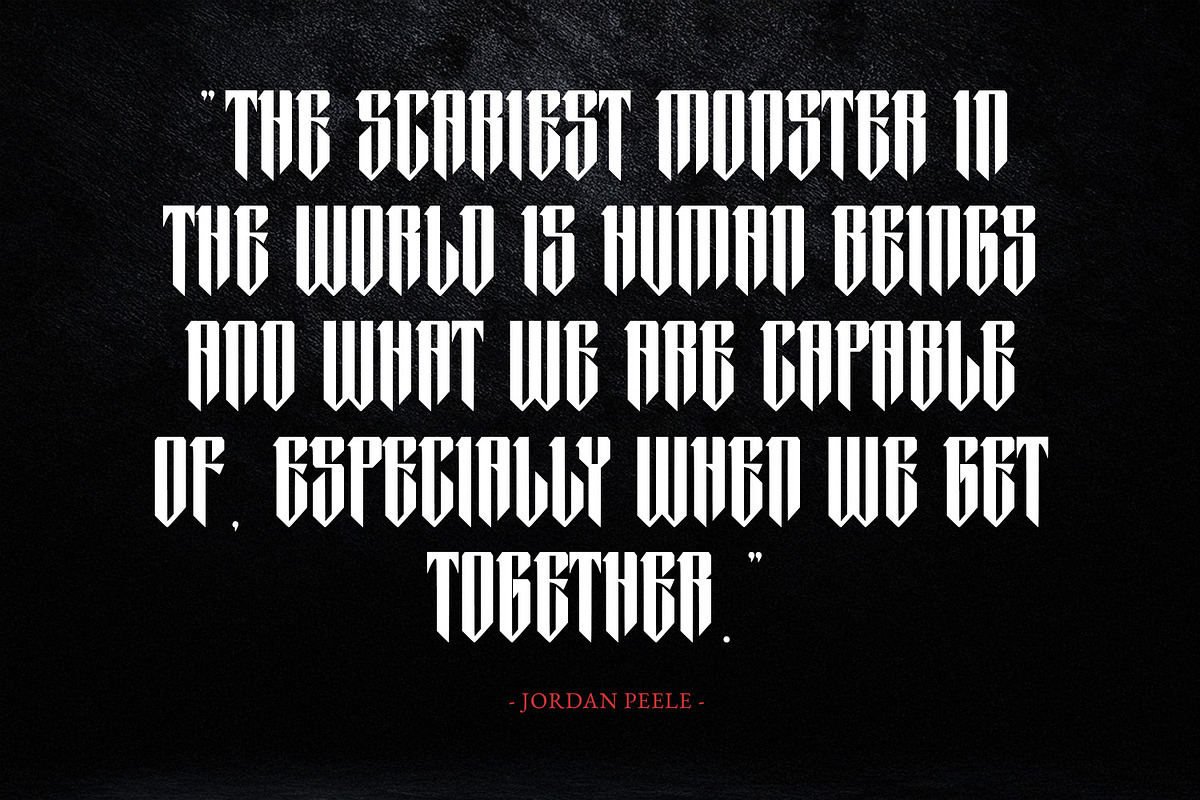 Luparuz Blackletter Display Font, a Blackletter Font by Maulana Creative (Photo 5 of 7)