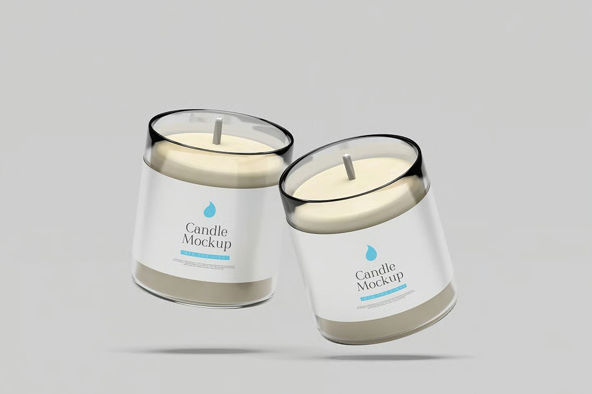 Candle Mockup, an Advertising Mockup by Se٧enStudio (Photo 1 of 5)
