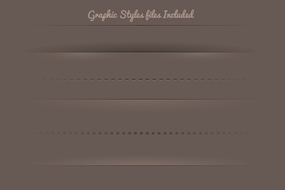 Vector Horizontal Rule Pack, a Templates & Theme by Vectricity Designs (Photo 4 of 5)