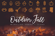 Outdoor Fall Monoline Icons, an Outline Icon by Art of a Champion (Thumbnail 1 of 4)
