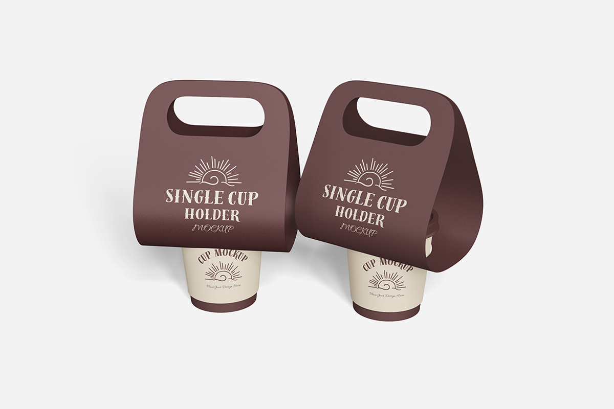 Coffee Single Cup Holder Mockup, a Cups & Container Mockup by Indah (Photo 6 of 6)
