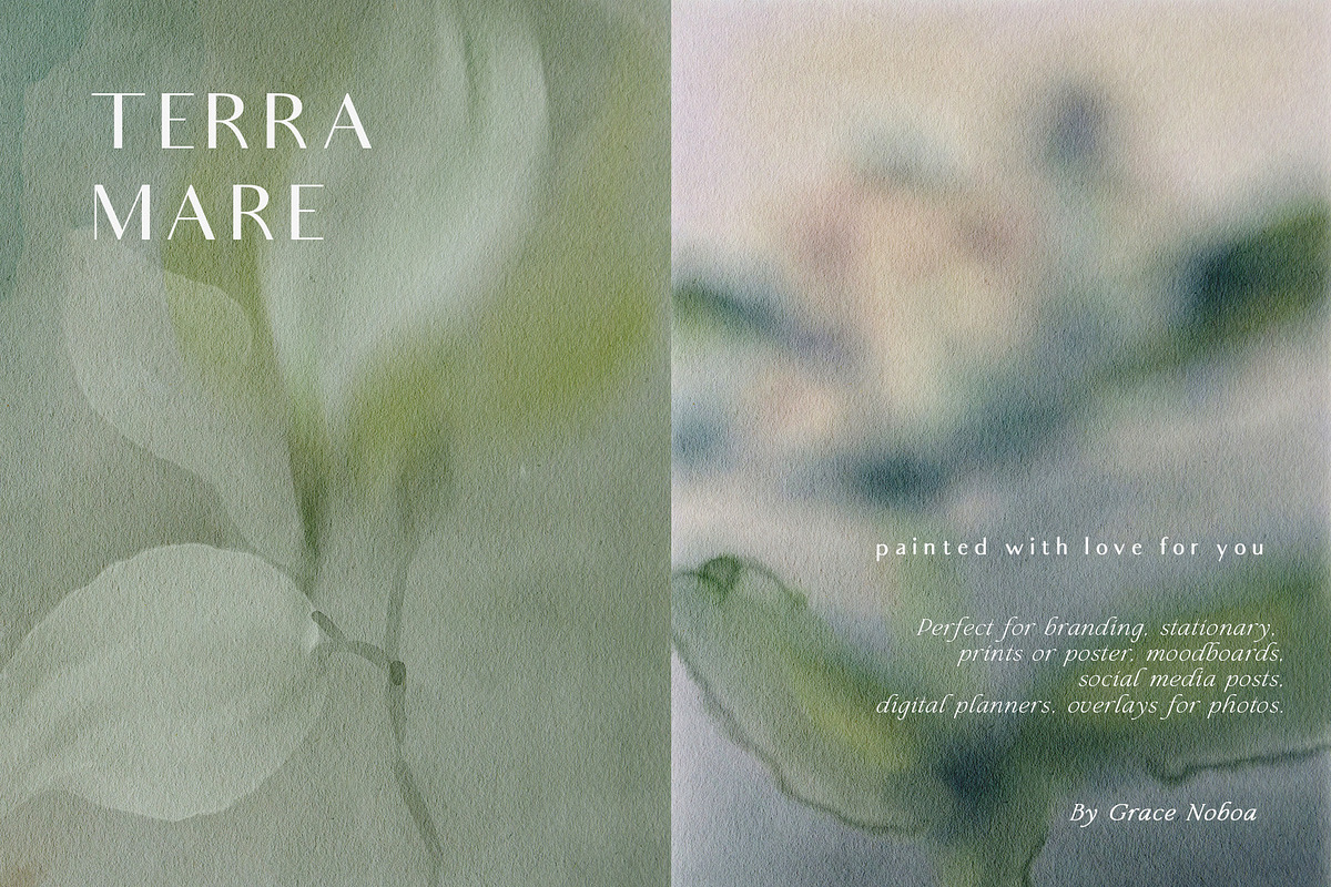 Organic Blurred textured backgrounds, a Background Graphic by Grace Noboa Illustrations (Photo 7 of 24)