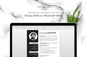 Professional Resume Template & Photo