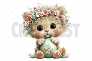 Whimsical Easter Cat Clipart, an Illustration by Craft Nest (Thumbnail 11 of 12)