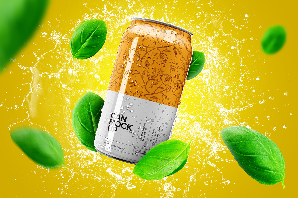 Soda Can Mockup Manipulation, a Cups & Container Mockup by dpi (Photo 5 of 5)