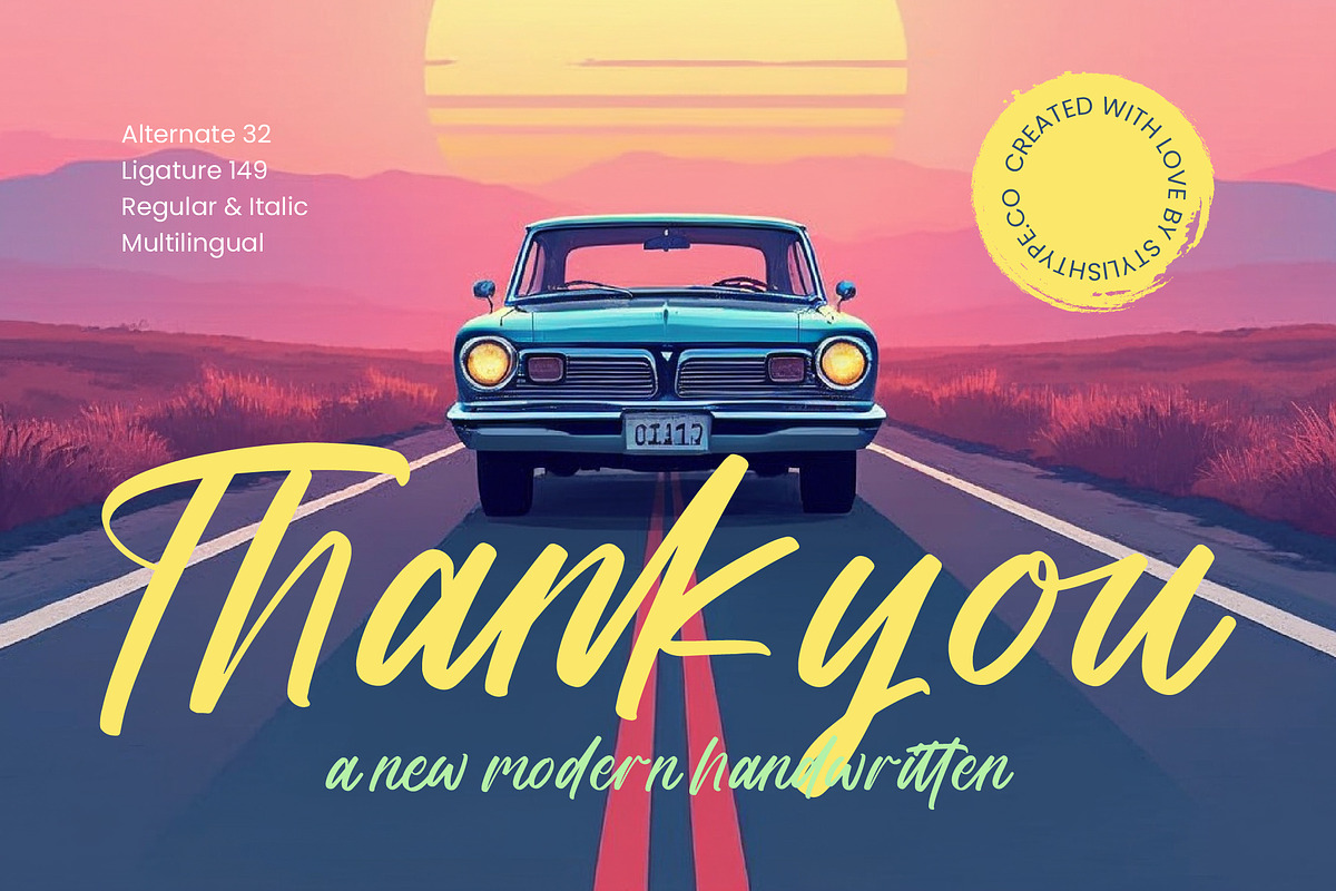 April Pearl Modern Handwritten, a Script Font by stylishtype.co (Photo 20 of 20)