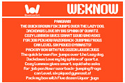 Thinker Mind font, a Font by weknow (Thumbnail 6 of 8)