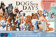 Pet Illustrations Patterns & Borders, a Graphic by Pretty Little Lines (Thumbnail 3 of 29)