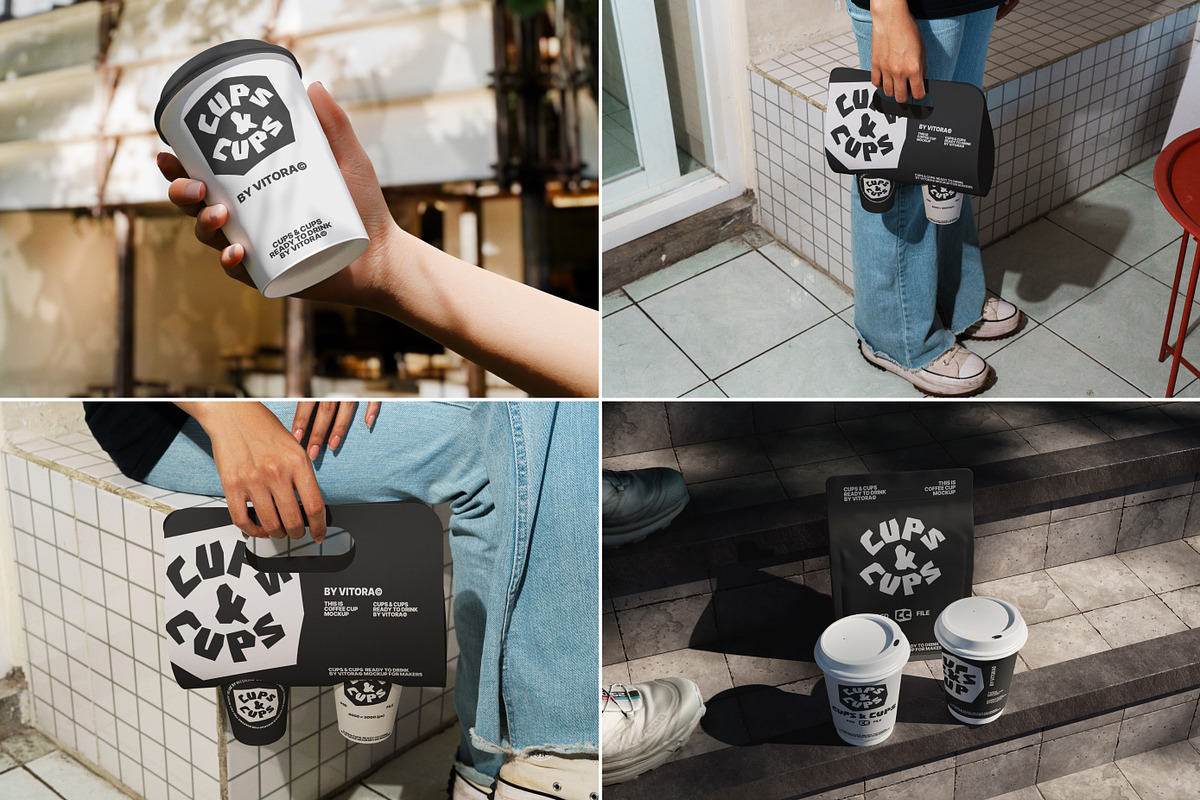 50+ Coffee Cup Mockups, a Mockup by Vitora Mockup (Photo 9 of 15)
