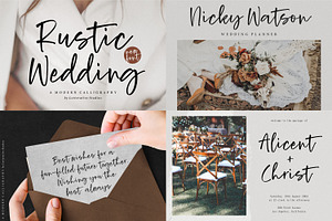 The Wedding Font Bundle!