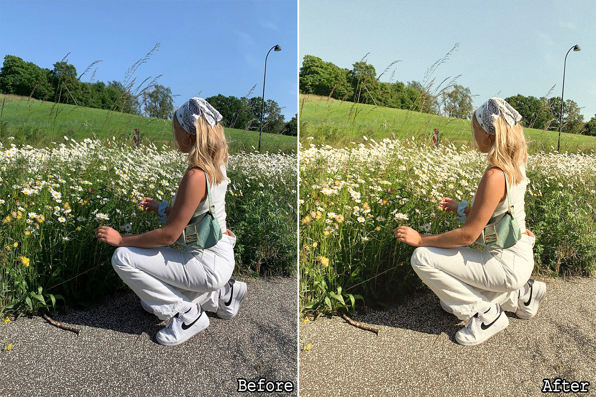 7 Warm Aesthetic Lightroom presets, a Preset Add-On by Presets by Yevhen (Photo 4 of 10)