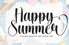 Happy Summer | Script Font