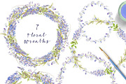 Wisteria - Design Pack, an Illustration by watercolorwild.graphics (Thumbnail 2 of 7)