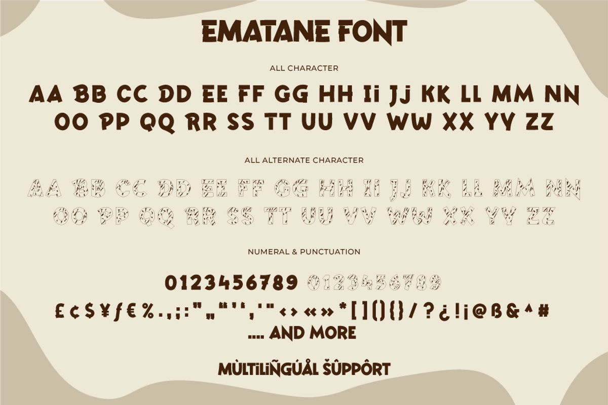 Ematane, a Sans Serif Font by twinstd (Photo 6 of 11)