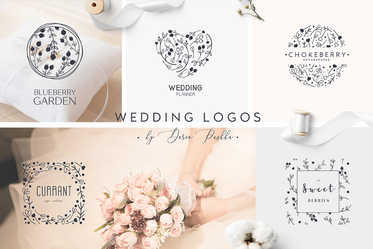 FEMININE LOGO TEMPLATES, a Branding & Logo Template by Luna Dreams (Photo 3 of 9)