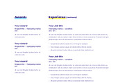 Jess | CV / resume template, a Resume Template by CV house (Thumbnail 5 of 9)